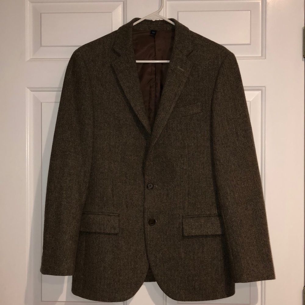 J. Crew Brown Tweed Sport Coat